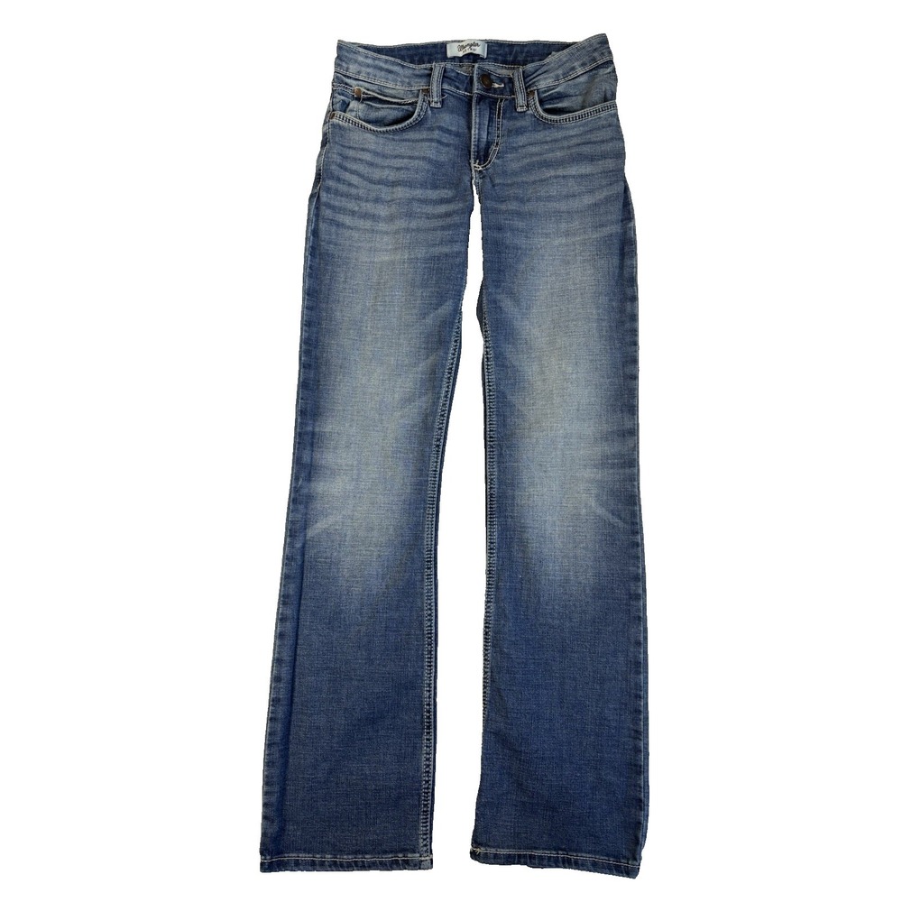 Wrangler Retro Juniors 7/29 Mid Rise Bootcut Jeans Western Cowgirl Rodeo Ranch